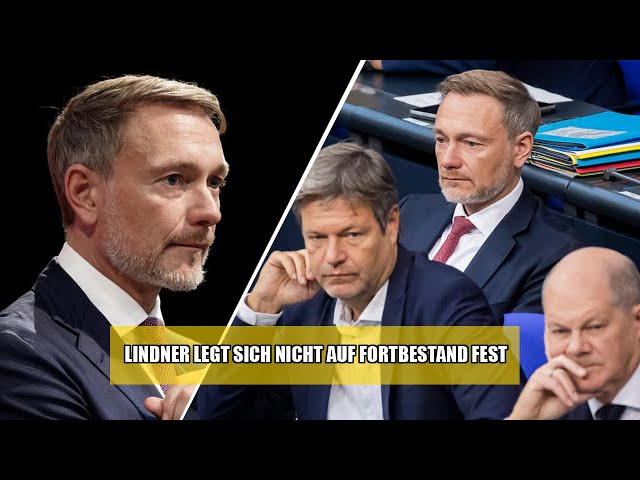 Zukunft der Ampel-Koalition - Lindner legt sich nicht auf Fortbestand fest