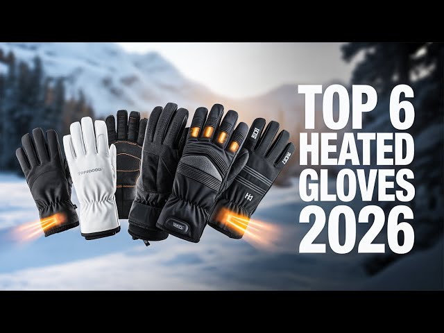 Top 6 Best Heated Gloves For Men 2026! 🔥
