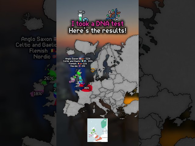 My DNA map #europe #mapping #geography