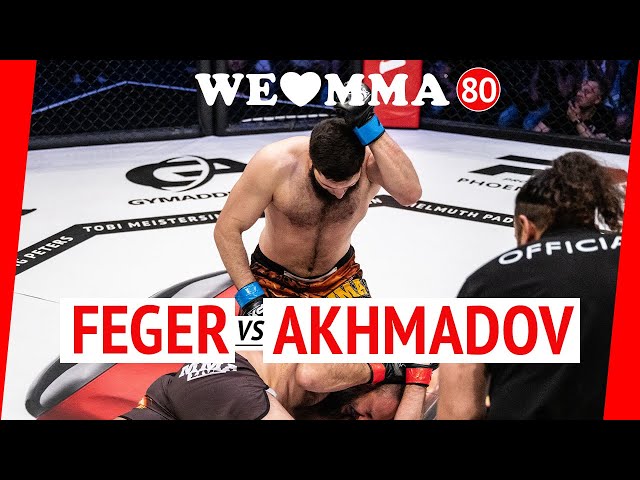 VADIM FEGER vs KHAMZAT AKHMADOV | Full Fight | WE LOVE MMA 80