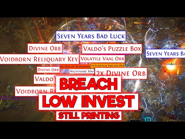 LOW INVESTMENT BREACH STILL PRINTING CRAZY CURRENCY - POE 3.28 MIRAGE