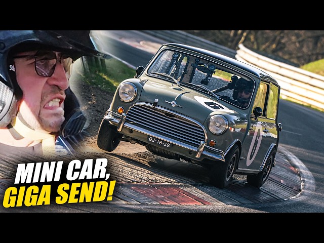 4X The Horsepower! Supercharged Classic Mini on the Limit! // Nürburgring