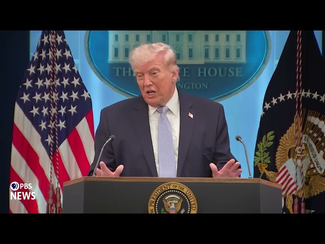 WATCH: Asked about critics questioning his mental health, Trump says U.S. needs more people like him