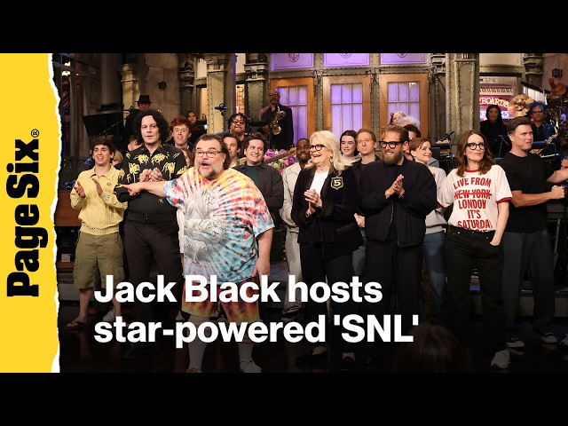 Jack Black hosts star-powered 'SNL': Tina Fey, Melissa McCarthy, Jonah Hill