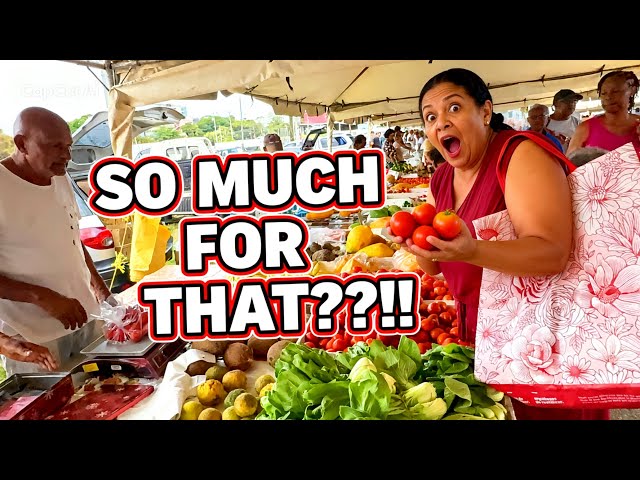 Price of Goods at Farmers Market in Port of Spain Trinidad 🇹🇹 Price Shopping Walkthru 