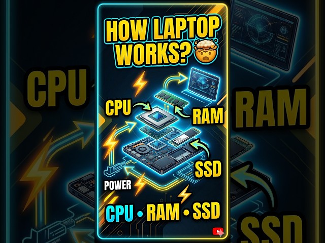 Laptop Kaise Kaam Karta Hai? 🤯 | CPU, RAM, SSD Explained | LIVE