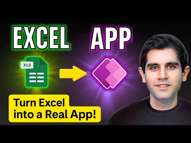 How to Turn Excel Spreadsheets into Power Apps (2025) | Step-by-Step Beginners Tutorial