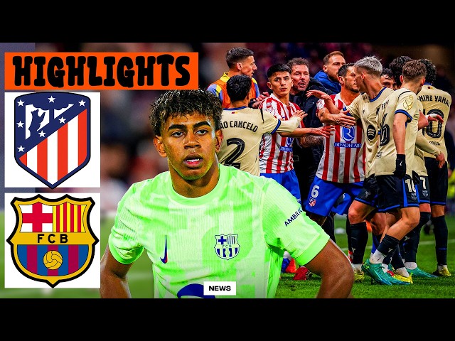 Super DRAMATIC 🔥 Atletico Madrid vs Barcelona 🔥 8 Goals | FULL Highlights