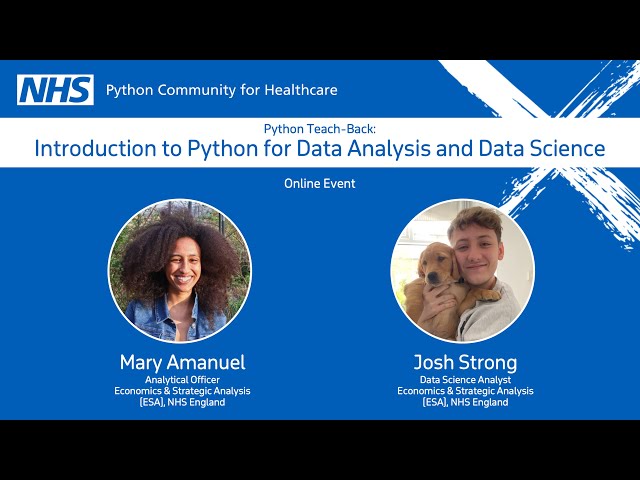 Introduction to Python for Data Analysis & Data Science