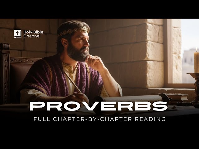 Holy Bible Audio: PROVERBS  1 to 31 - With Text (Contemporary English)