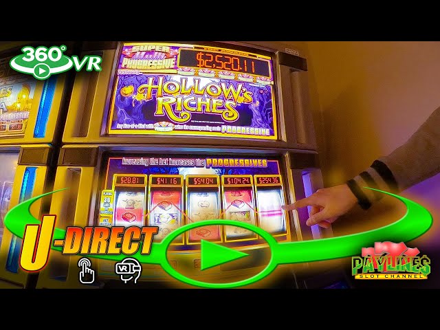 HOLLOWS RICHES GROUP PULL AT THE FLAMINGO ➜ PAYLINES #360 #VR #slots