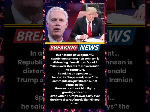 GOP Senator Breaks With Trump Over Iran Strike Threats 😳