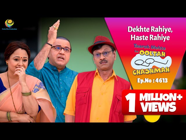NEW! Ep 4613 - Bhide ne udaya Popatlal ka patang udane ka majak! | Taarak Mehta ka Ooltah  Chashmah