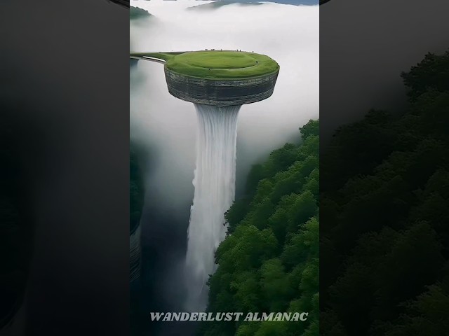 Top 3 Most Unreal Waterfalls In The World 🌍😱🔥 #shorts #youtubeshorts #viralshorts #top