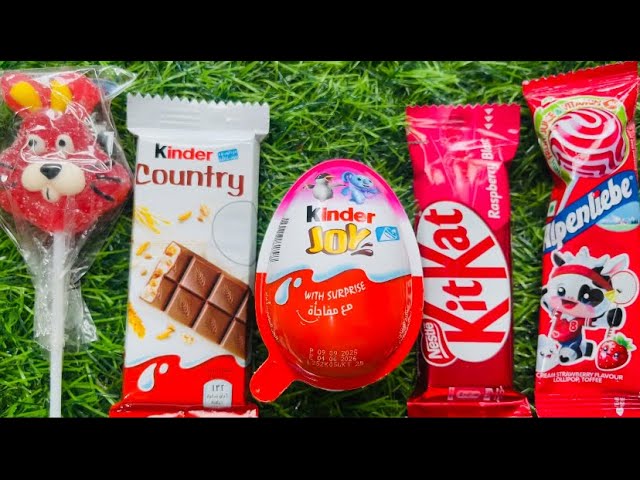 satisfying video asmr lollipop candy and gummy chocolate cutting asmr