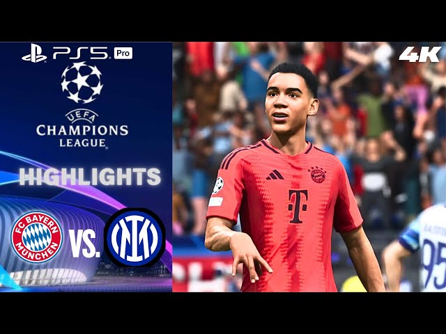 FC 25 - Bayern Munich vs. Inter Milan - UEFA Champions League 24/25 Quarter Finals Highlights