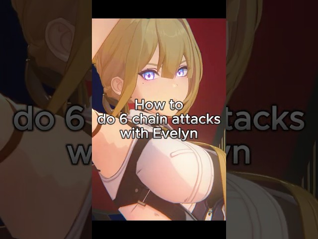 How to do infinity chain attacks with Evelyn #zzzero #zenlesszonezero #zzz #evelyn
