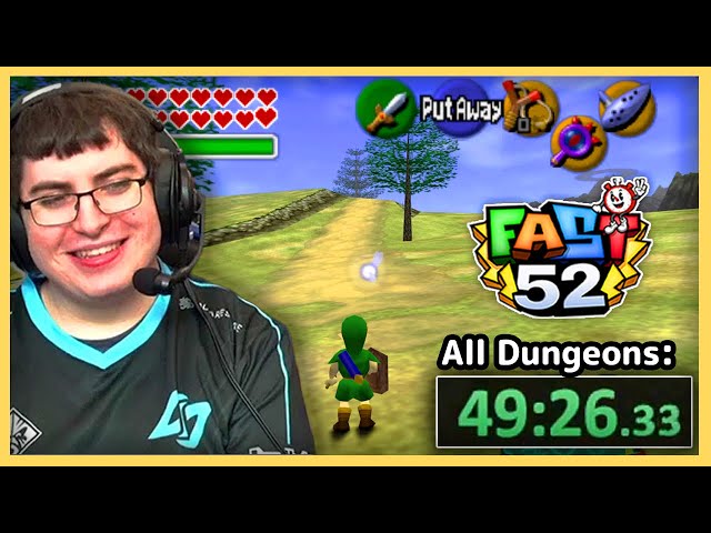 #1 Speedrunner ZFG gets an INSANE Speedrun of The Legend of Zelda: Ocarina of Time