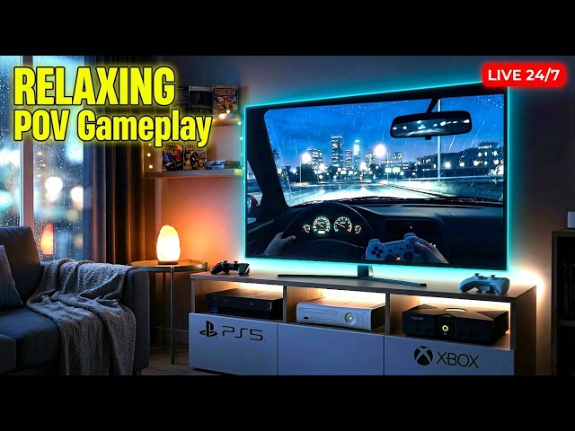 ULTIMATE Gaming Nostalgia 24/7 | RELAXING POV Gameplay for DEEP SLEEP (PS2, PS3, Xbox)