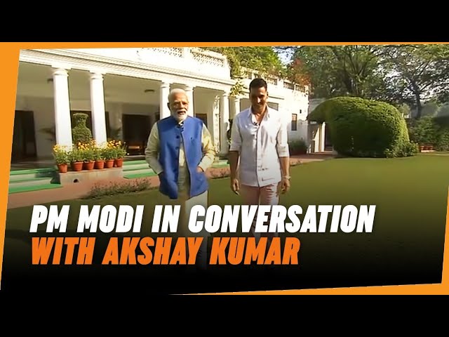 PM Narendra Modi in conversation with actor Akshay Kumar | PM Modi's interview
