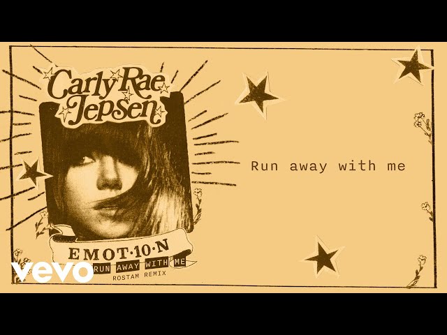Carly Rae Jepsen - Run Away With Me (Rostam Remix / Lyric Video)