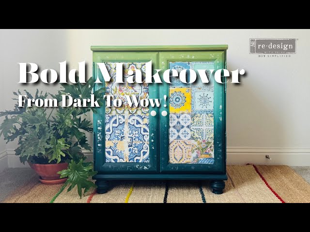 Cabinet Makeover Must-See ✨ Boho Mediterranean DIY Transformation With Jo For Redesign! 