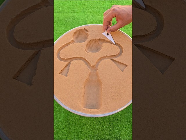 Metal plant in glass 🌿🌻💥 #asmr #satisfying #metal #craft #art #diy #amazing #experiment #shorts