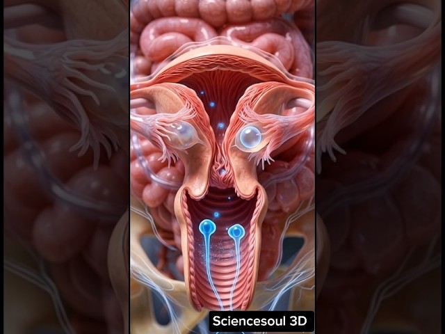 Double Ovulation: How Fraternal Twins Are Created | 3D Animation #anatomy #baby