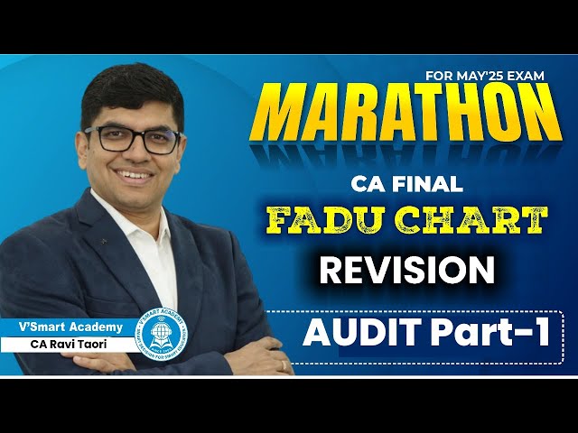 Lec - 01 | Audit Part-1 | CA Final May'25 | Marathon RQ | Rapid Questions | CA Ravi Taori