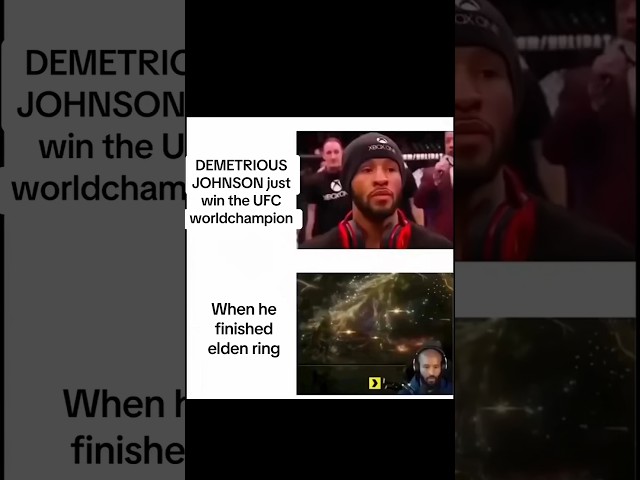 Demetrious Johnson Reacts Harder to Elden Ring than UFC Belt 😂