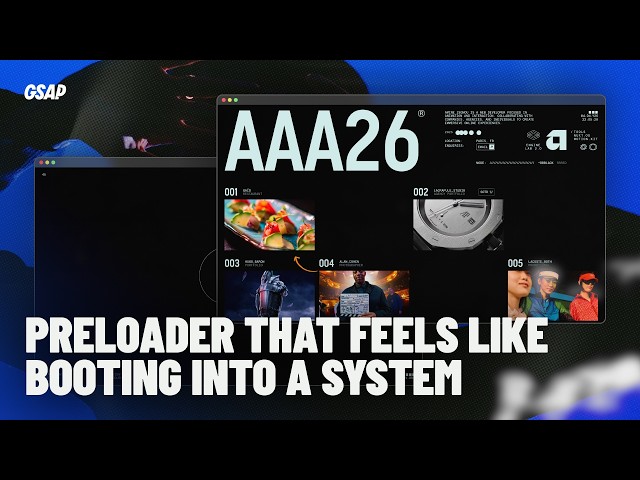 Landing Page Reveal Animation? One GSAP Timeline Did All of This