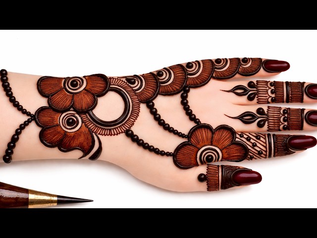 Very beautiful mehndi design back hand | simple mehndi design | mehndi ka design | mehandi | #mehndi