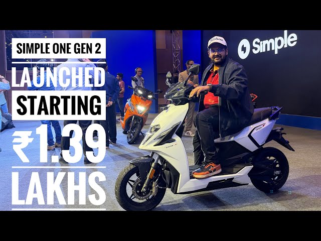 Simple One Gen 2 Launched Starting ₹1.39 Lakhs | 400 Kms Range Simple Ultra Showcased 