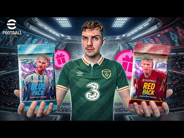 FREE SHOWTIME Blue vs Red Packs in eFootball National Teams Campaign 