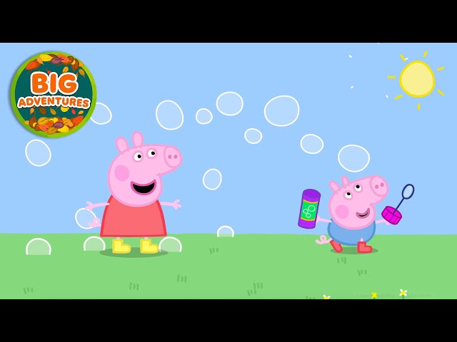 Peppa Pig Makes Bubbles Adventure! 🫧 | Summer Adventures | Full Episodes | Cartoon for Kids