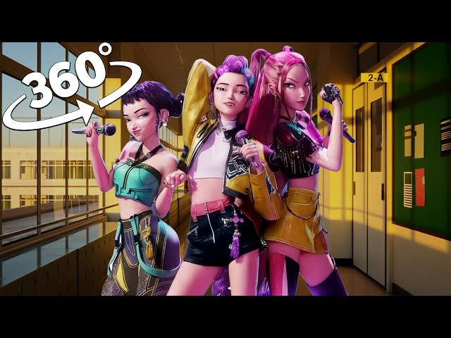 360°  KPop Demon Hunters Movie Compilation | VR 4K