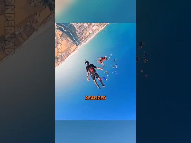 Desperate Race Against Time: Skydivers Battle  #skydive #skydiving