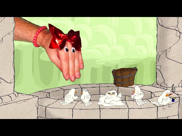 A hand singing a Snow White song