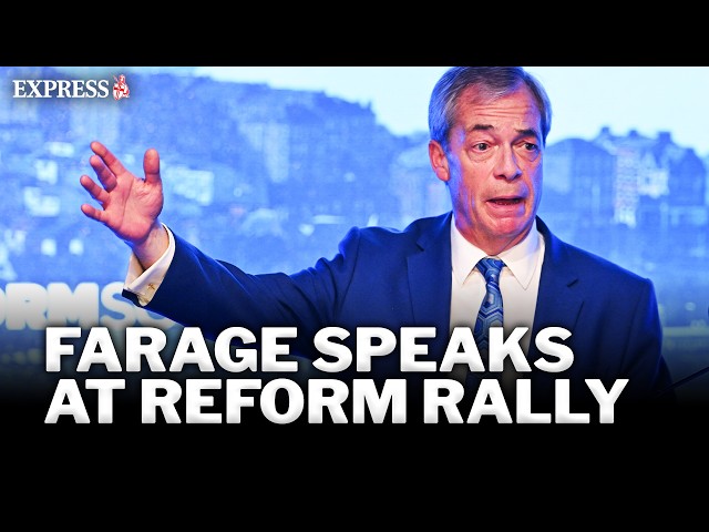 Nigel Farage leads HUGE Reform UK rally in Leeds
