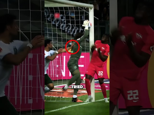 When the defender saves the goalkeeper from making a mistake 😱