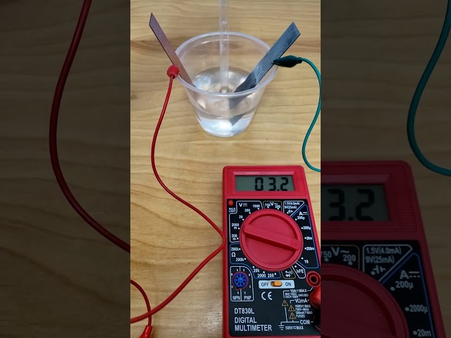 Salt Water Battery Science Project