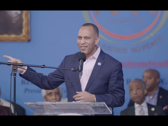 Rep. Jeffries at National Action Network's "Hakeem Jeffries Day" Rally at House of Justice in Harlem