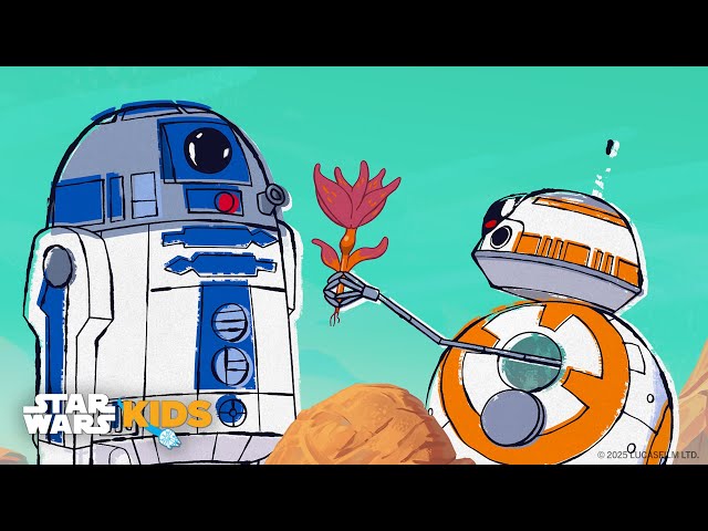 R2-D2 and BB-8 Chased By A Bounty Hunter?! | Droid Diaries | Episode 8 | @StarWarsKids